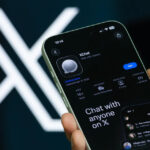 XChat app interface on iPhone screen