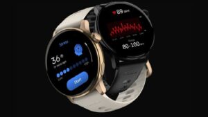 NoiseFit Pro 6R smartwatch with round AMOLED display and premium metal design
